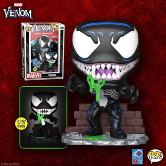Marvel Venom Glow-in-the-Dark Pop! Lethal Protector Comic Cover Vinyl Figure (PX Exclusive) *Pre-Order* - First Form Collectibles