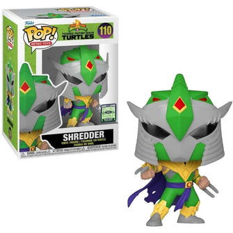 (In-Stock) Funko Pop Retro Toys: TMNT x Power Rangers Shredder (Funkon 2022 LE HQ 5 Year) - First Form Collectibles