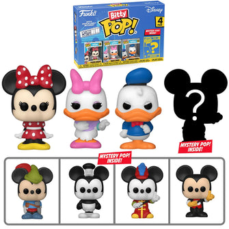 (In-Stock) Funko Bitty Pop! Disney Classics Minnie Mouse Mini-Figure 4-Pack - First Form Collectibles