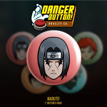 Danger Button! Naruto 6 Button Pack (First Form Collectibles Exclusive) - First Form Collectibles