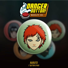 Danger Button! Naruto 6 Button Pack (First Form Collectibles Exclusive) - First Form Collectibles