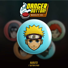 Danger Button! Naruto 6 Button Pack (First Form Collectibles Exclusive) - First Form Collectibles