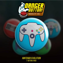 Danger Button! Nintendo Evolution 5 Button Pack (First Form Collectibles Exclusive) - First Form Collectibles