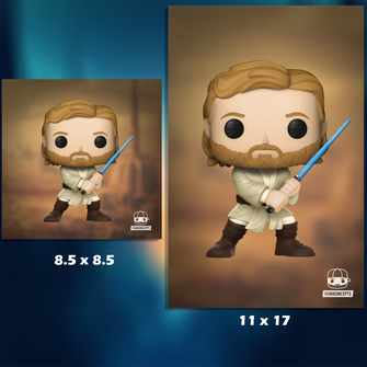 Obi Wan Kenobi (Art by: Funkoncepts) - First Form Collectibles